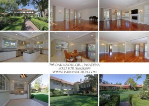 Pasadena June 2014 Luxury Real Estate Home Sales