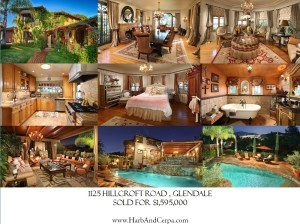 July Glendale Luxury real estate sales