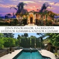 La Crescenta July 2014 Luxury Real Estate Sales