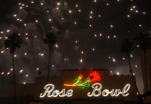 4th of july at the Rose Bowl
