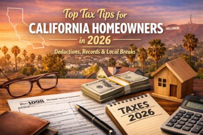 Top Tax Tips for California Homeowners in 2026