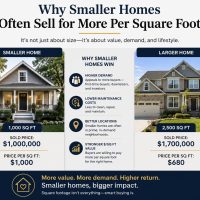 Why Smaller Homes Often Sell for More Per Square Foot